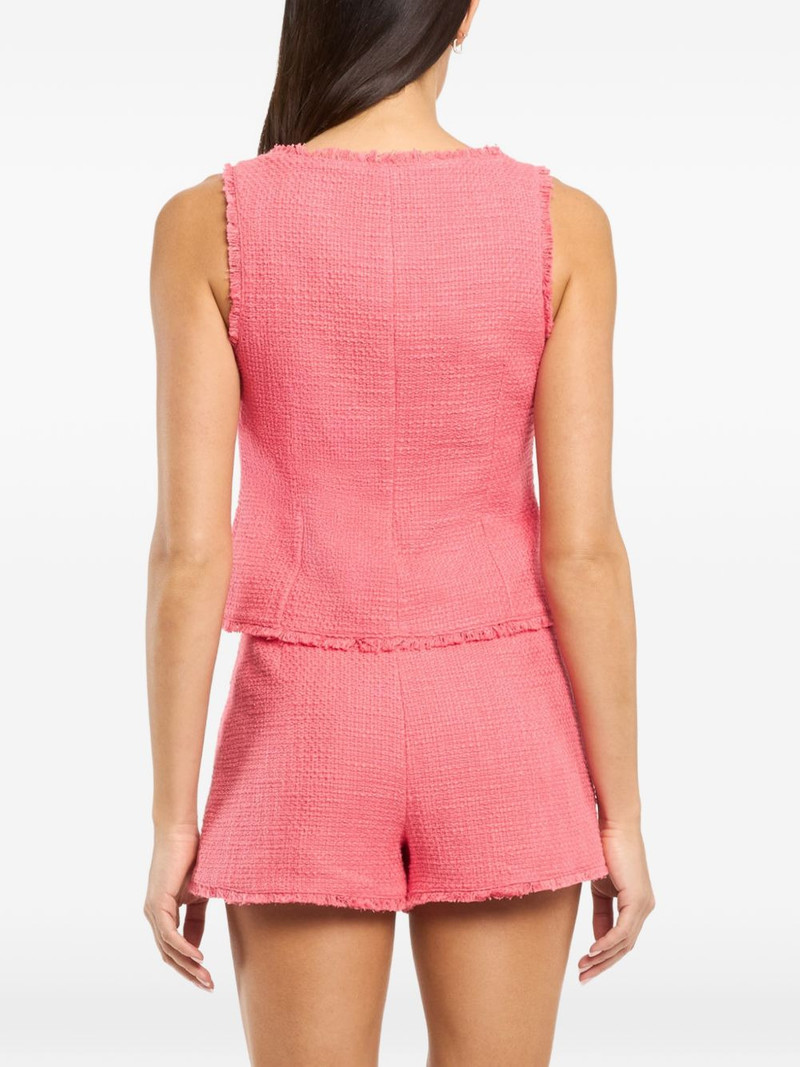 Camen button bouclé vest 3