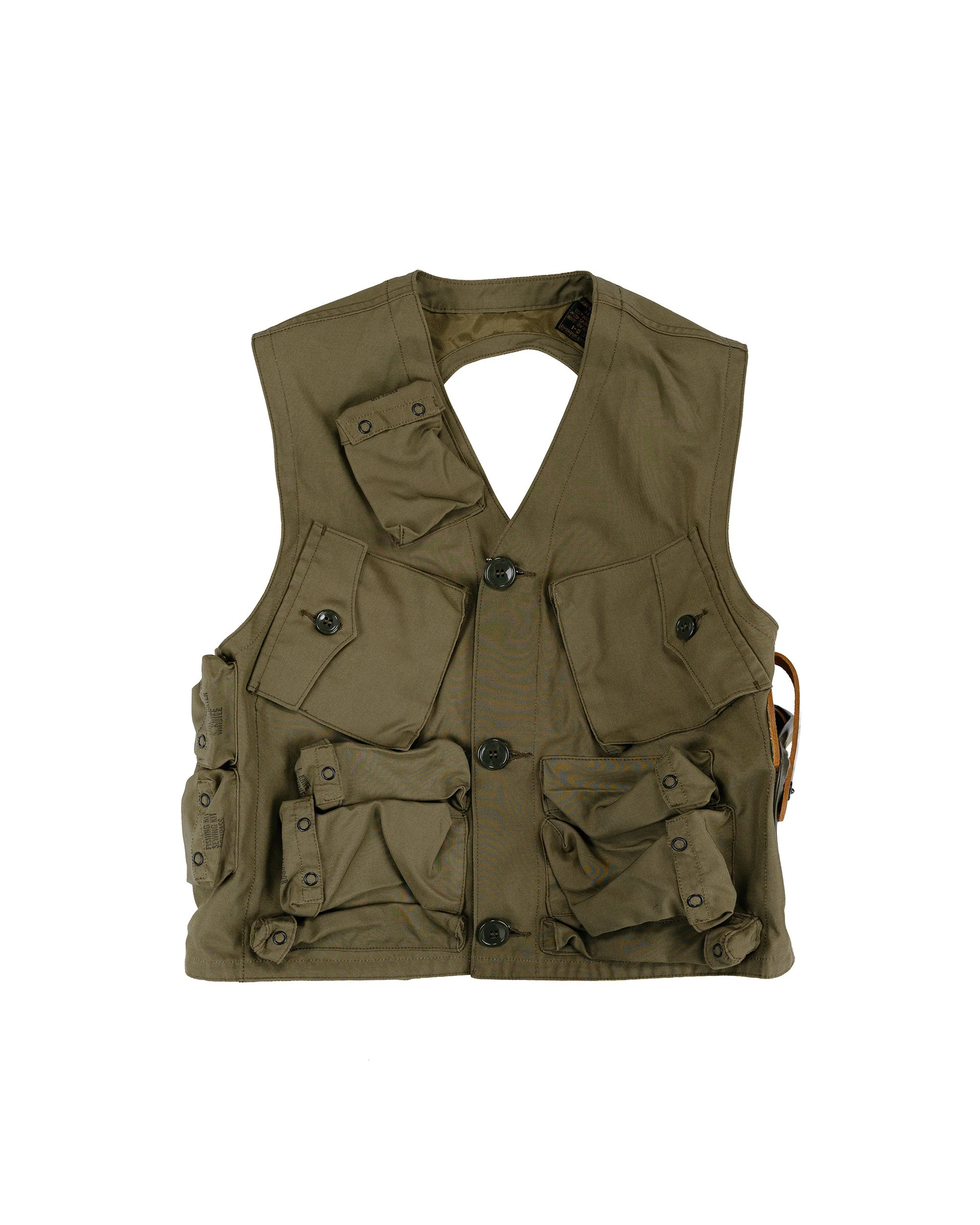 MJ26015 Type C-1 Vest, Emergency Sustenance Vest Olive - 1