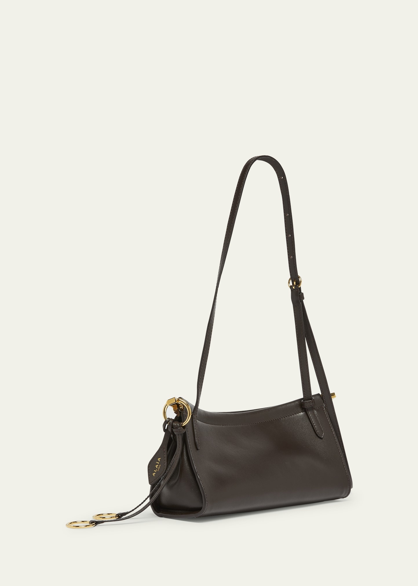 Le Click Small Shoulder Bag in Glossy Leather - 3