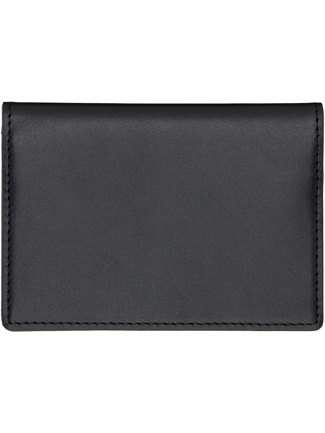 Black Leather Card Holder - 2