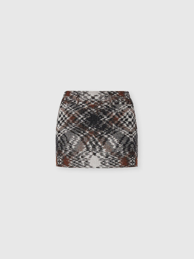 Mini Skirt in Jacquard Fabric 1