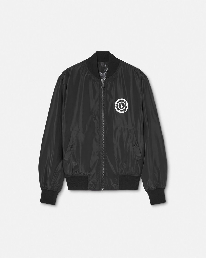 Watercolor Couture Reversible Bomber Jacket 1