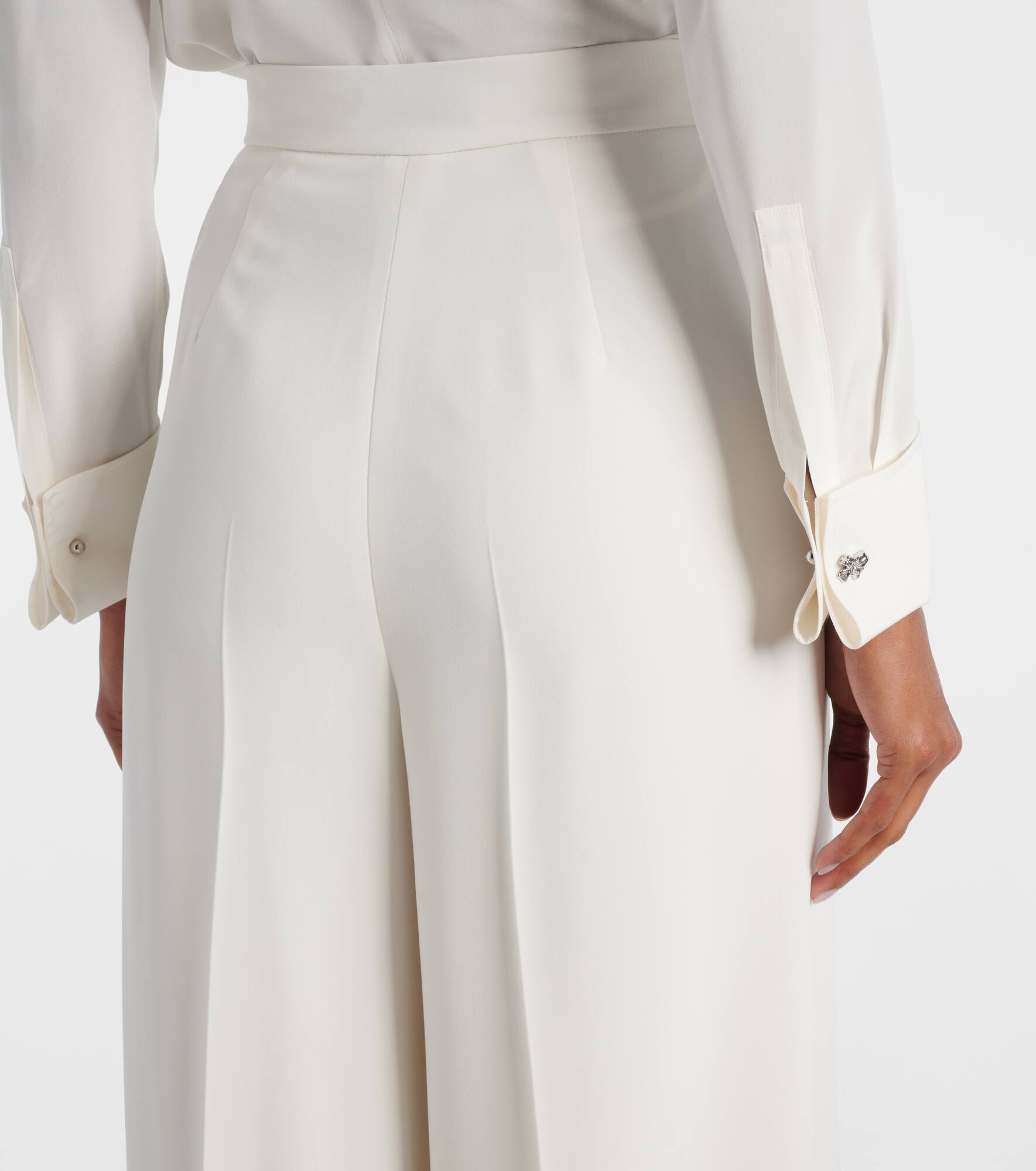Manetta high-rise cady wide-leg pants - 5