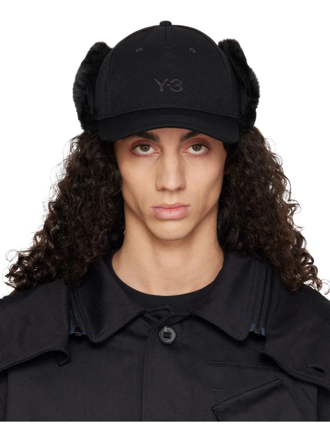 Black Ear Cap - 1