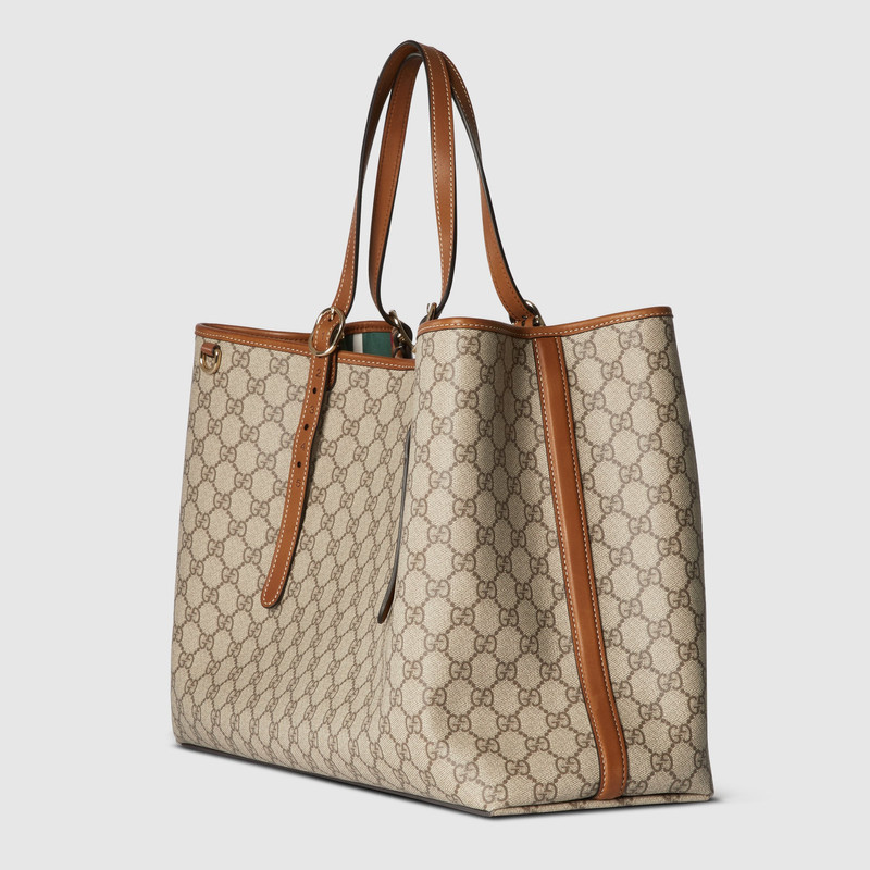 GUCCI GG Emblem large tote bag outlook
