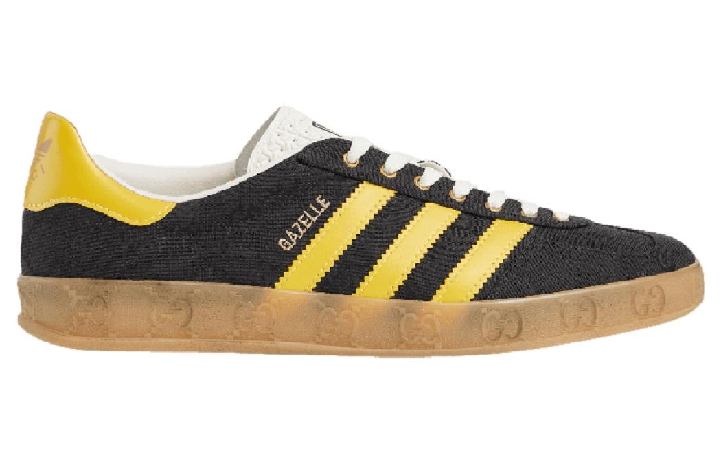 adidas x Gucci Gazelle  'Black Yellow' 737967-FAAW3-1084 - 2