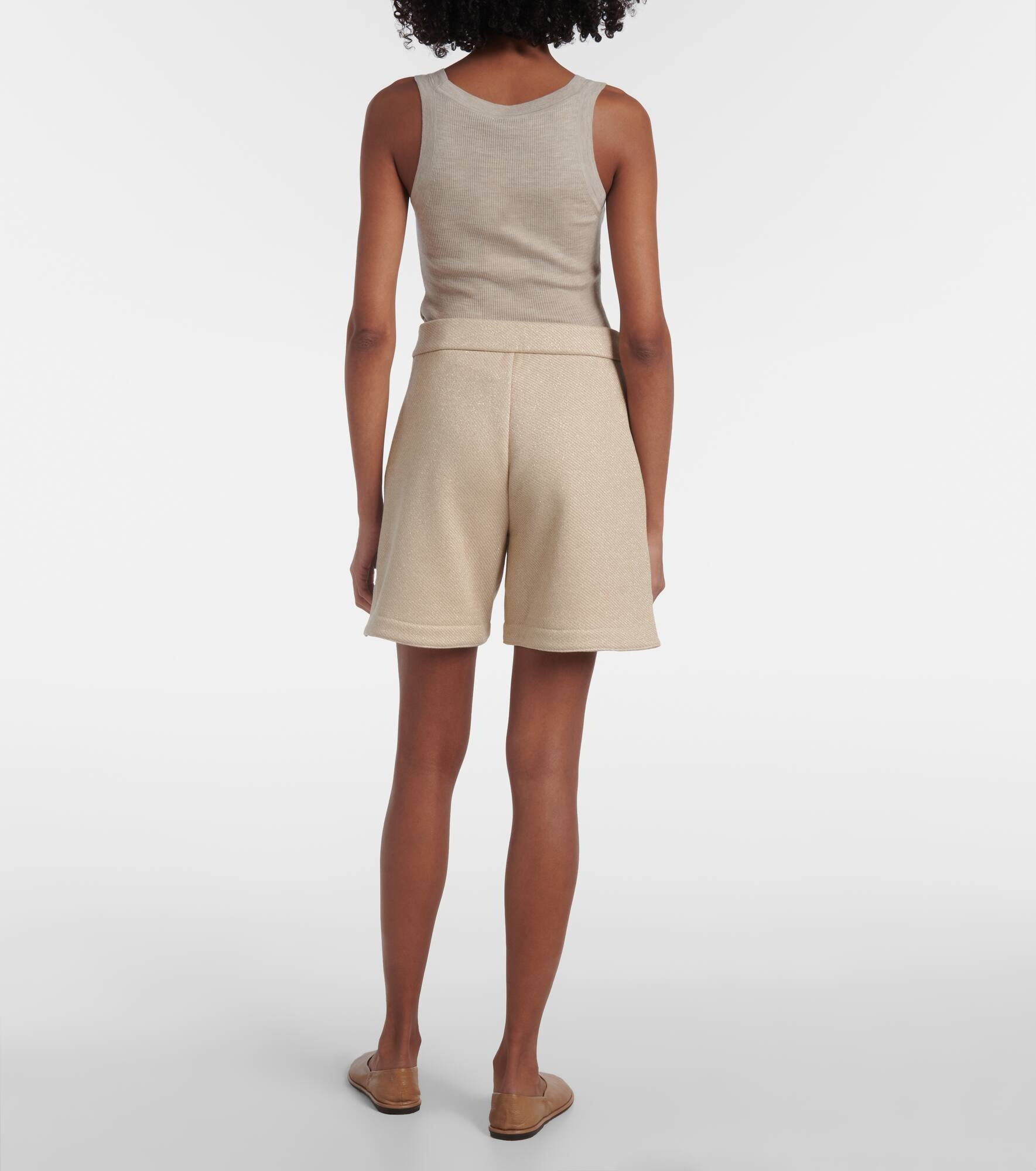 Cotton-blend shorts - 3