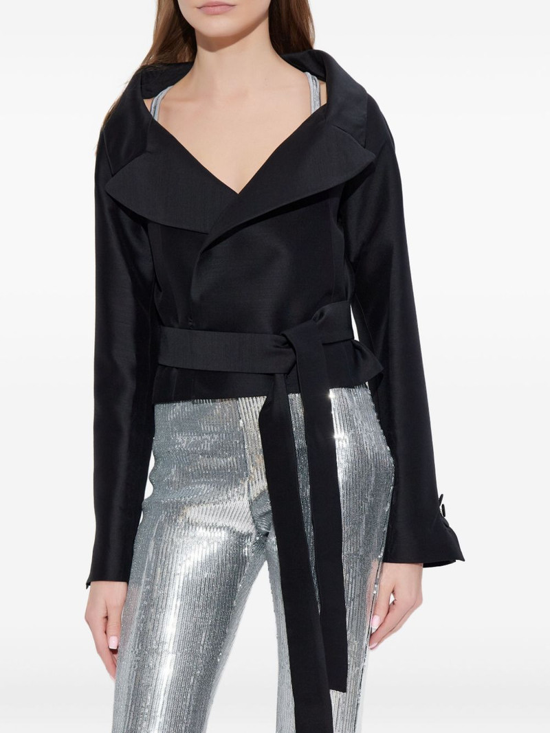 belted virgin-wool jacket 3