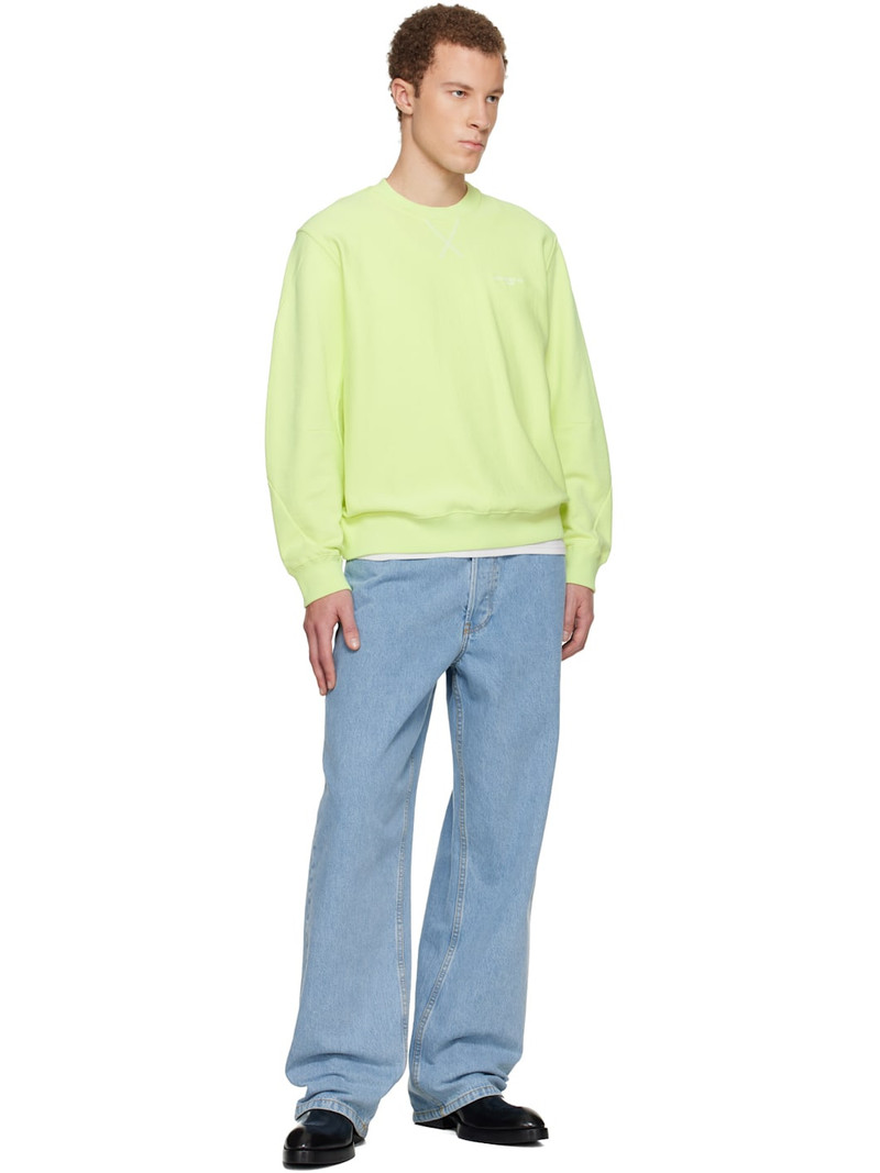 Givenchy Green Couture Seam Sweatshirt outlook