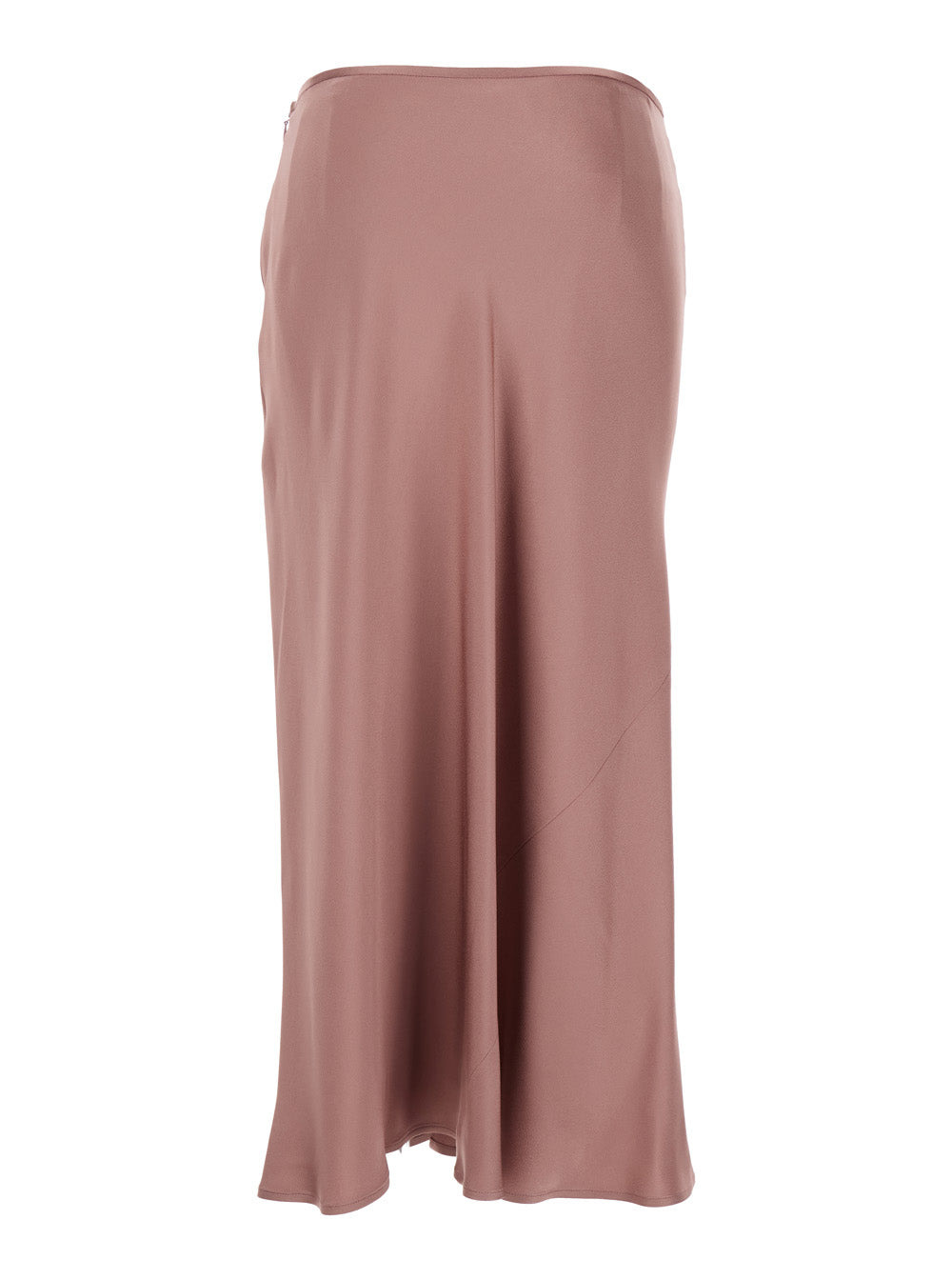 Dries Van Noten Women 'Smila' Pink Skirt With Knot Detail On The Front And Side Concealed Zip Closur - 2