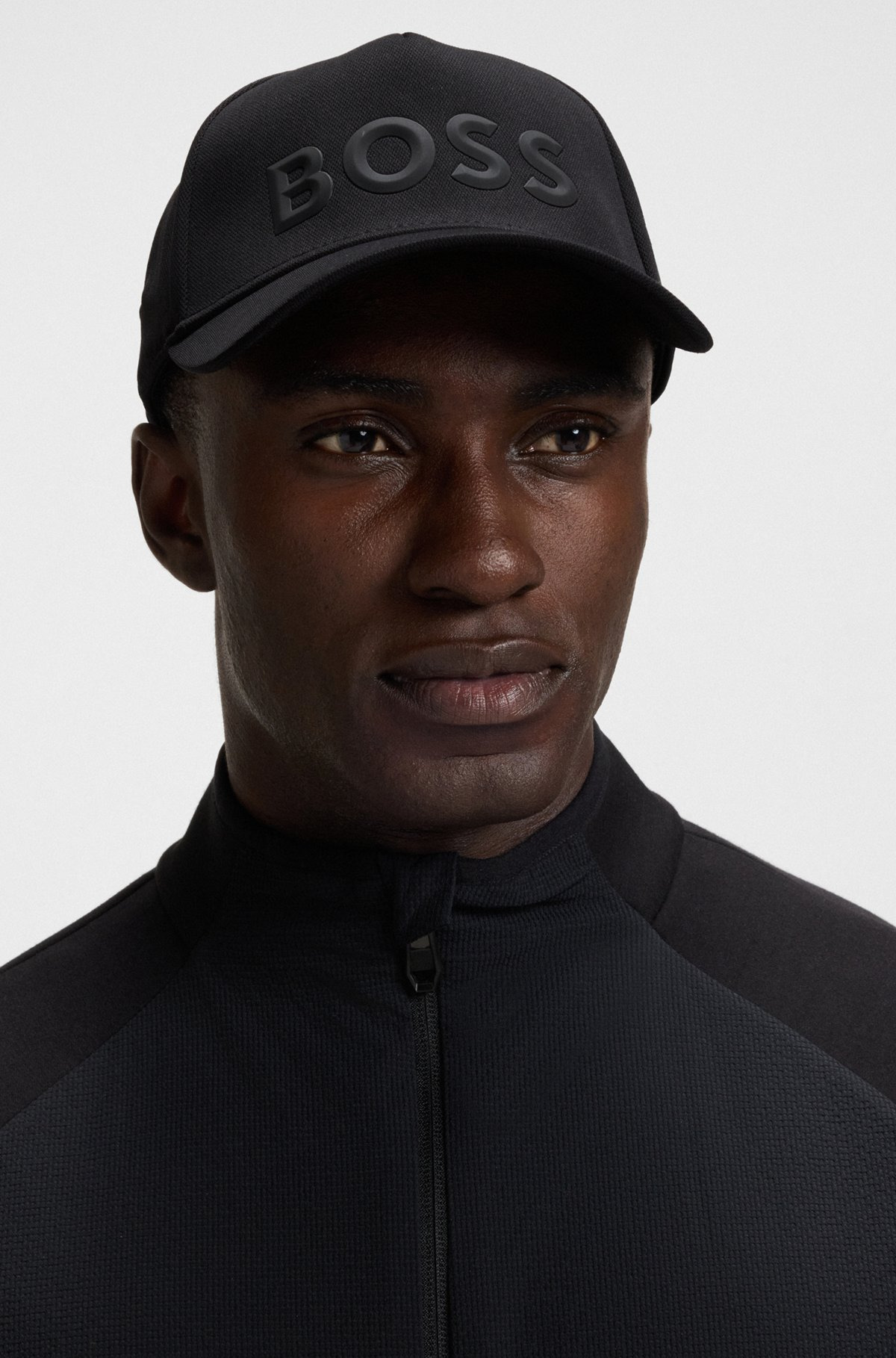 MESH-PIQUÉ CAP WITH TONAL LOGO - 4