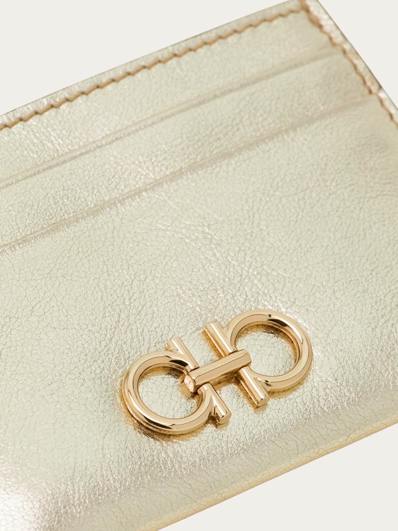 FERRAGAMO Gancini credit card holder outlook