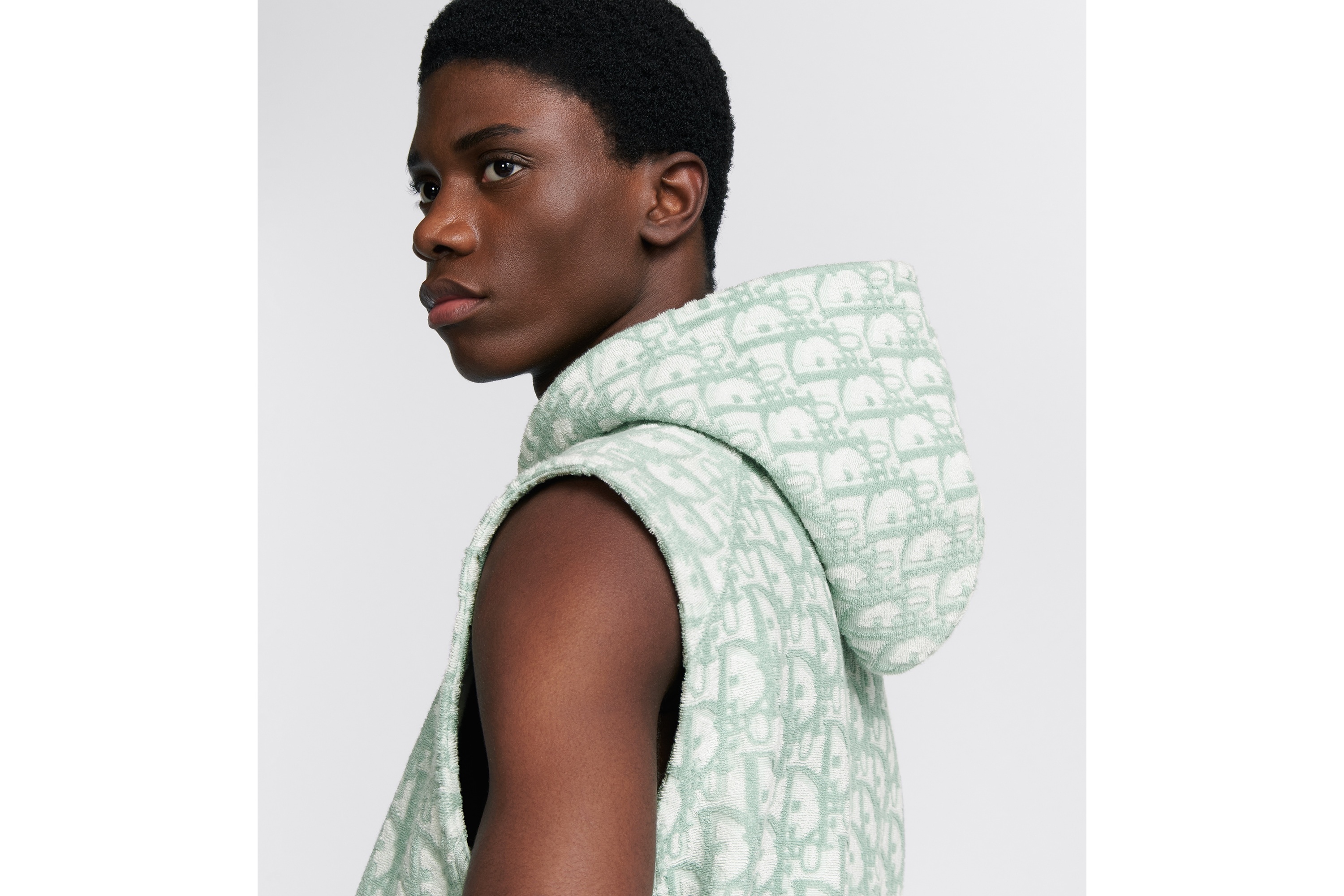 Dior Oblique Sleeveless Hooded Sweatshirt - 5