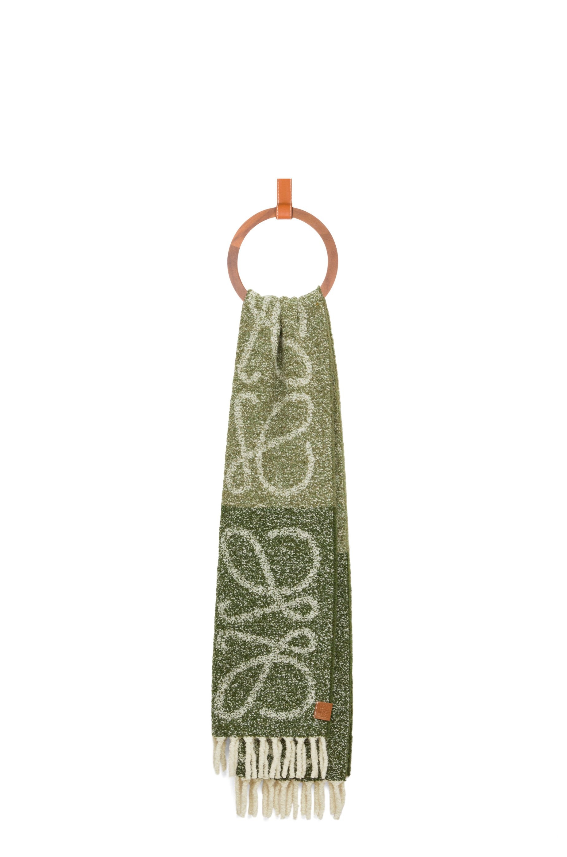 Anagram scarf in alpaca and wool - 3