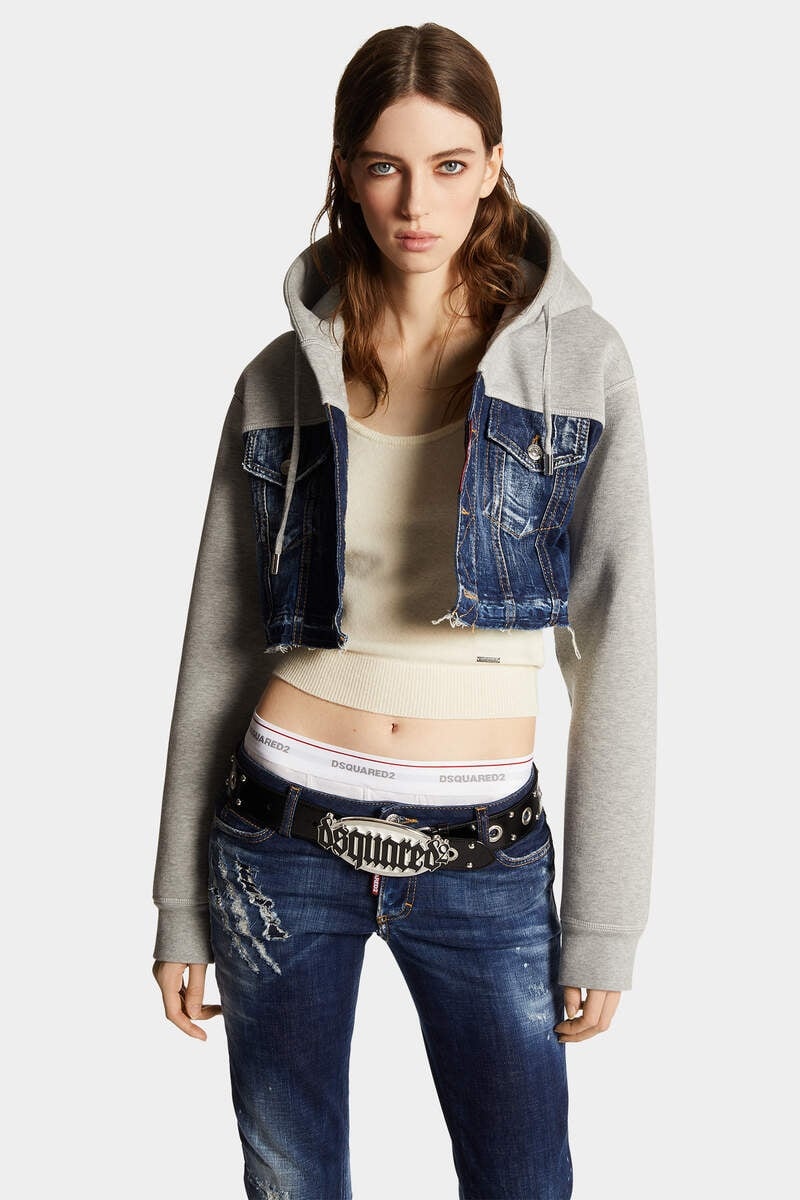 CROPPED COOL FIT HOODIE JACKET - 6