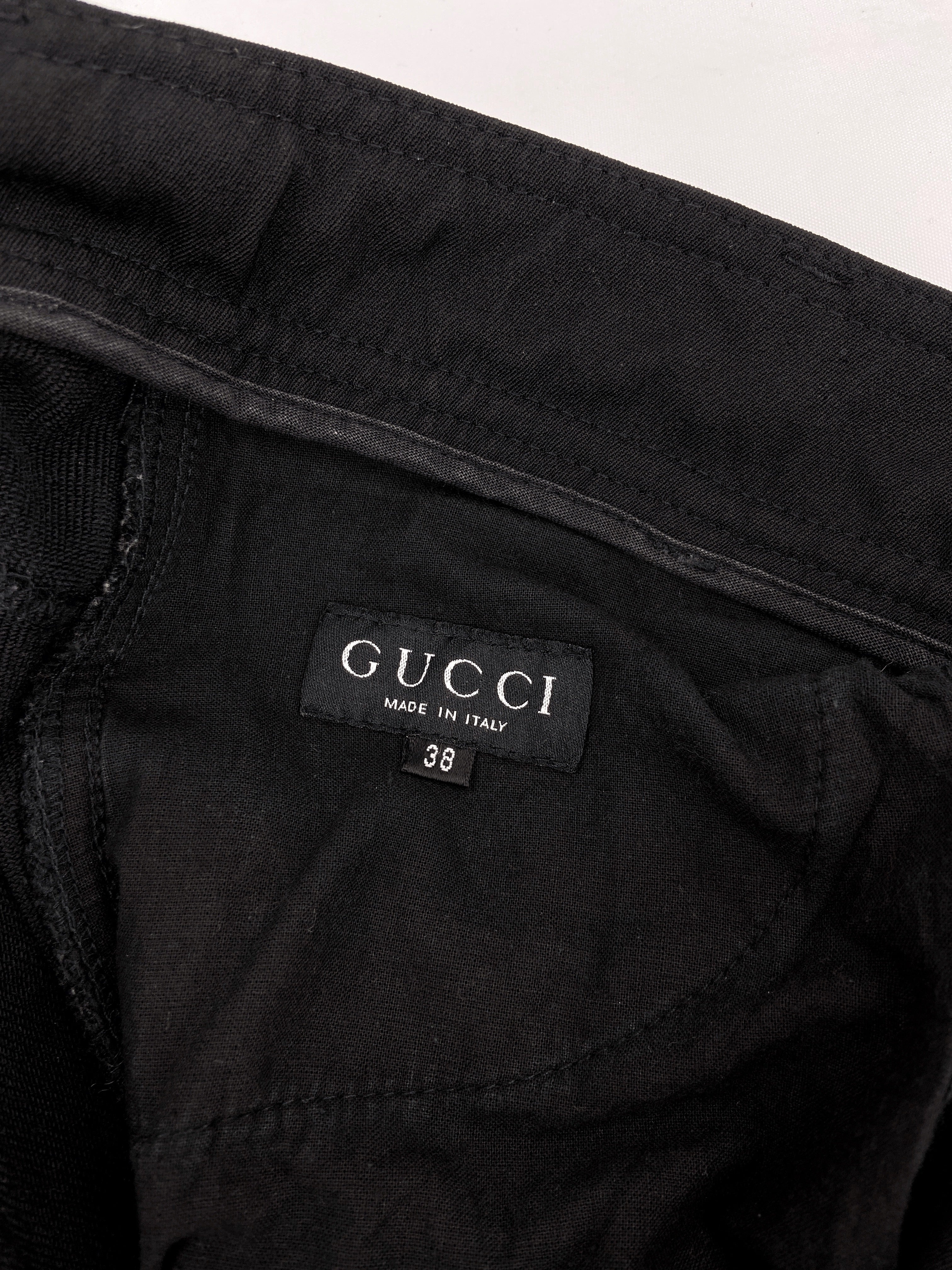 Gucci Fall 1996 Tom Ford Black Pants 38 - 9