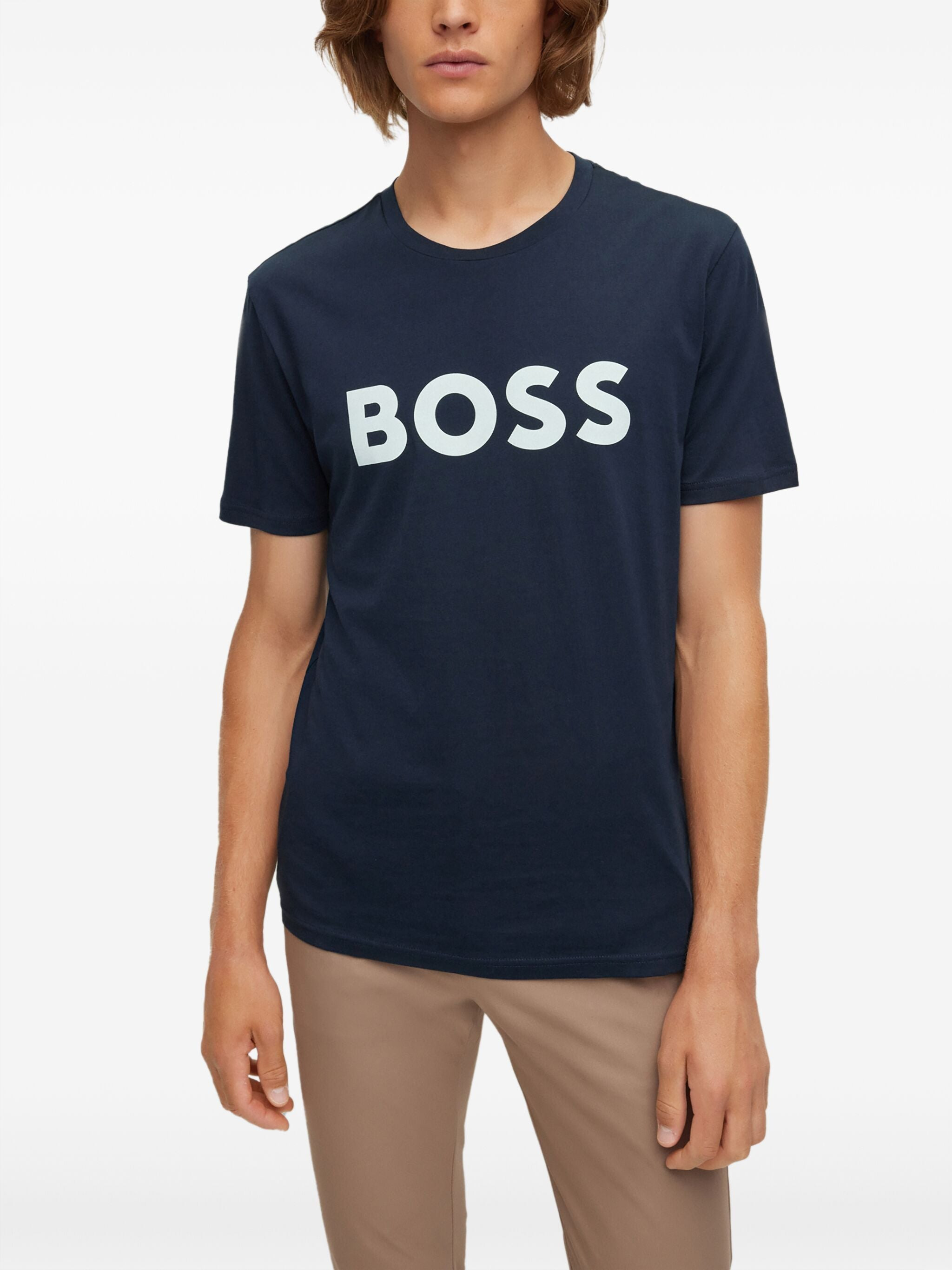 Boss Logo-rubberized Cotton T-shirt - 5