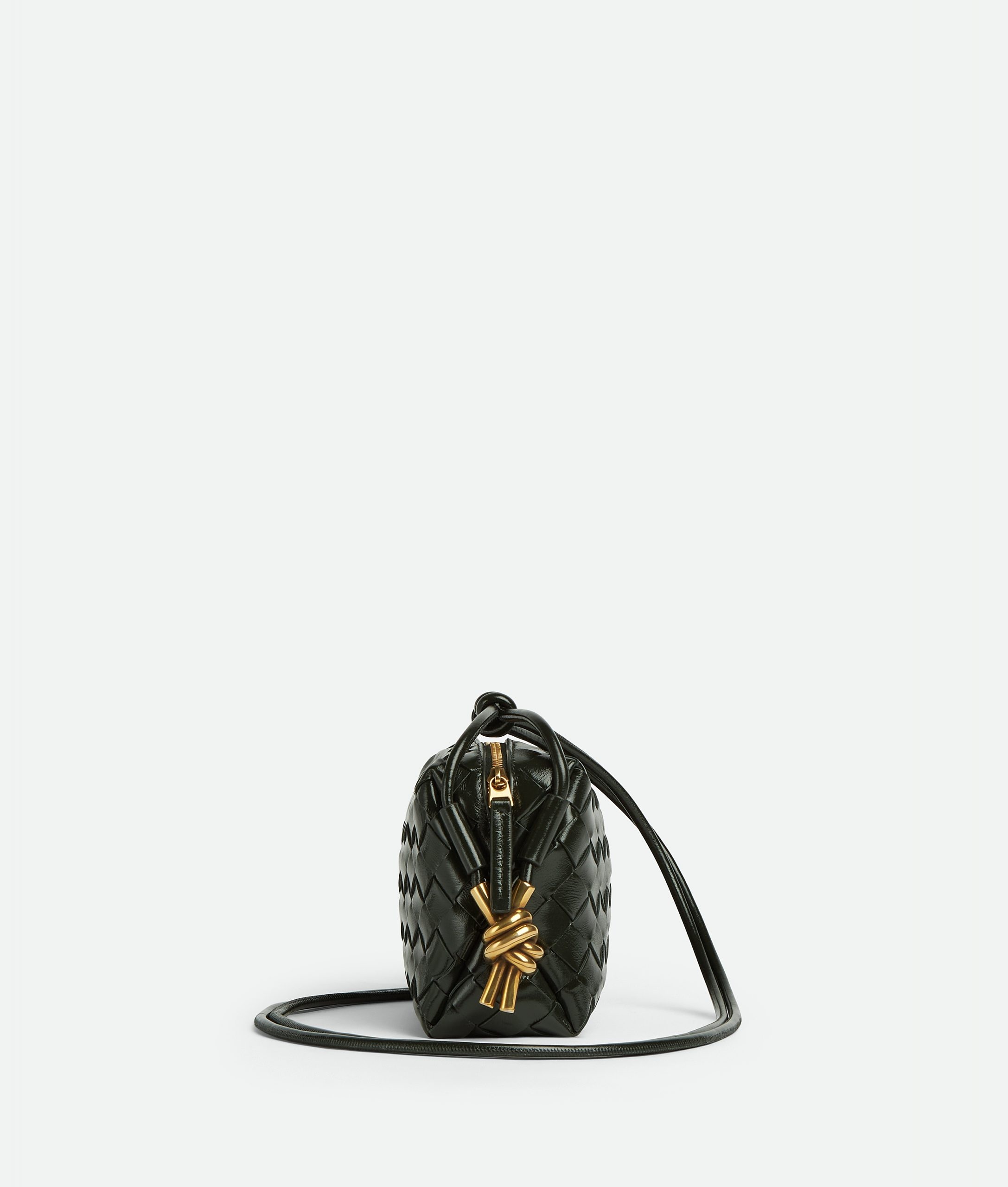 Bottega Veneta – Loop Metal Knot Mini Black - 2