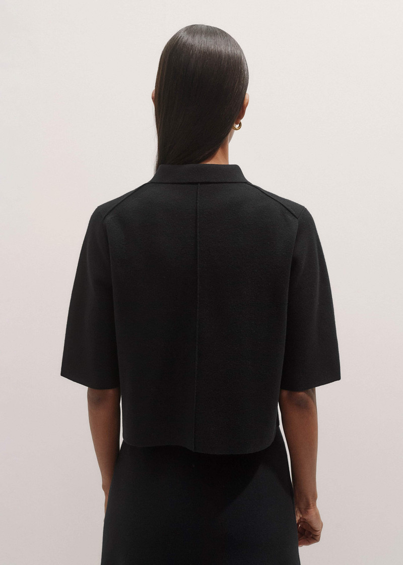 Crop Knit Jacket 6