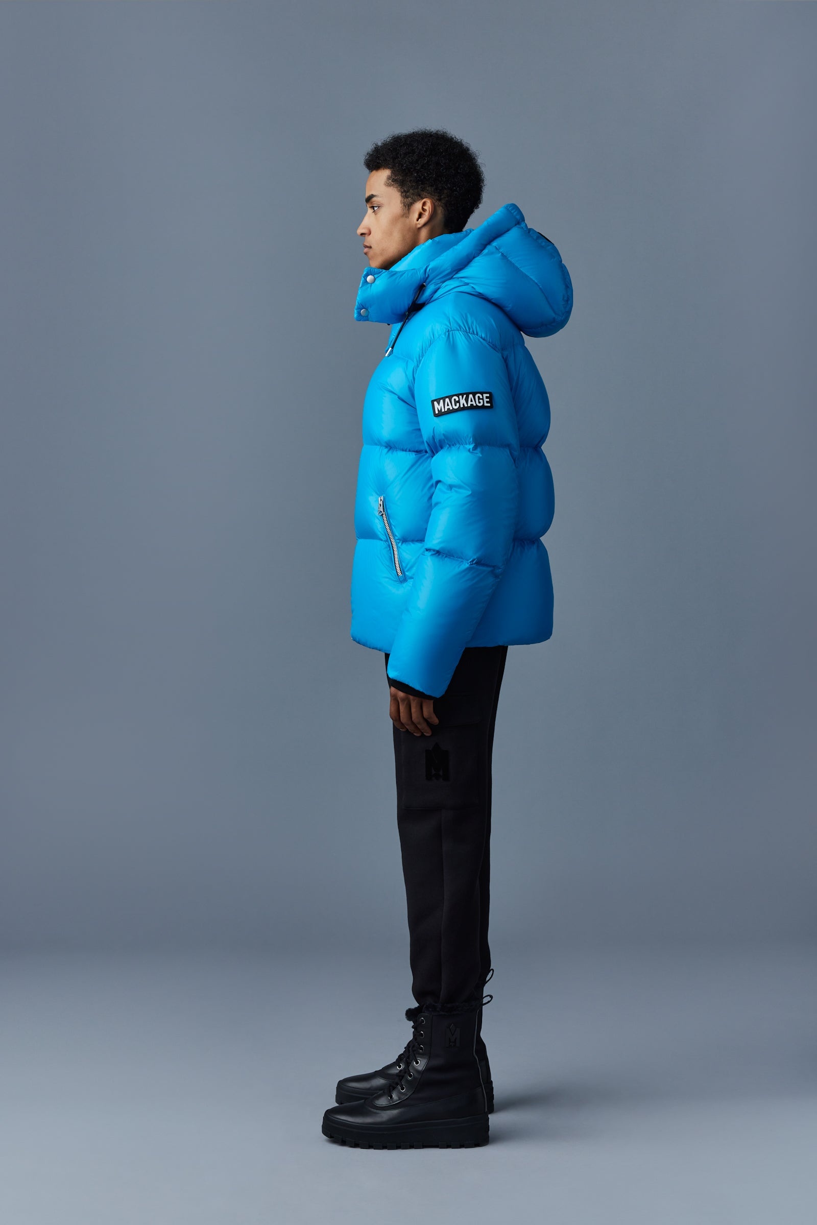 KENT-Z lustrous down jacket with hood - 3
