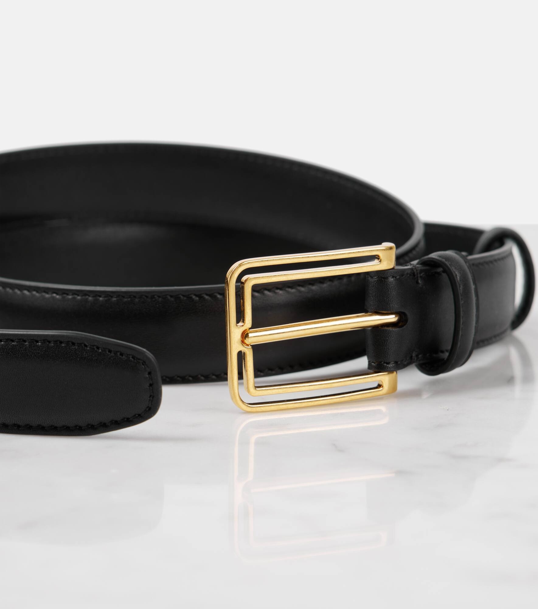 Frame leather belt - 3