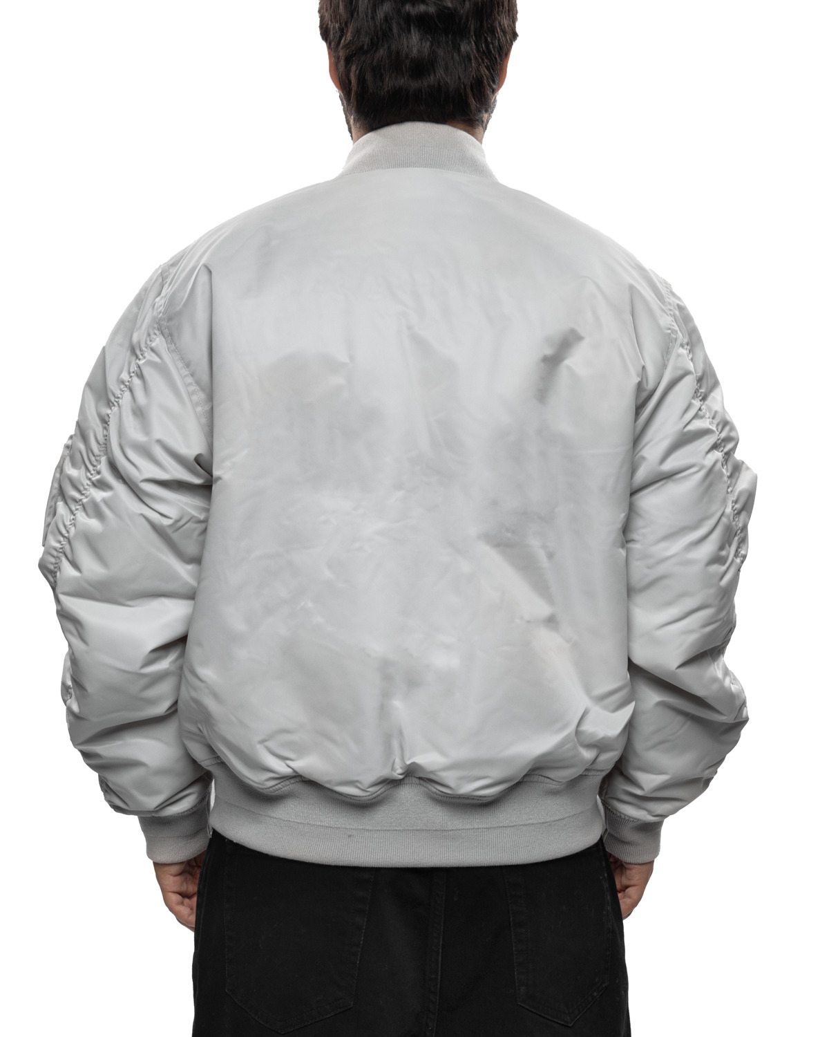 Built Bomber Reversible Jacket Grey - 3