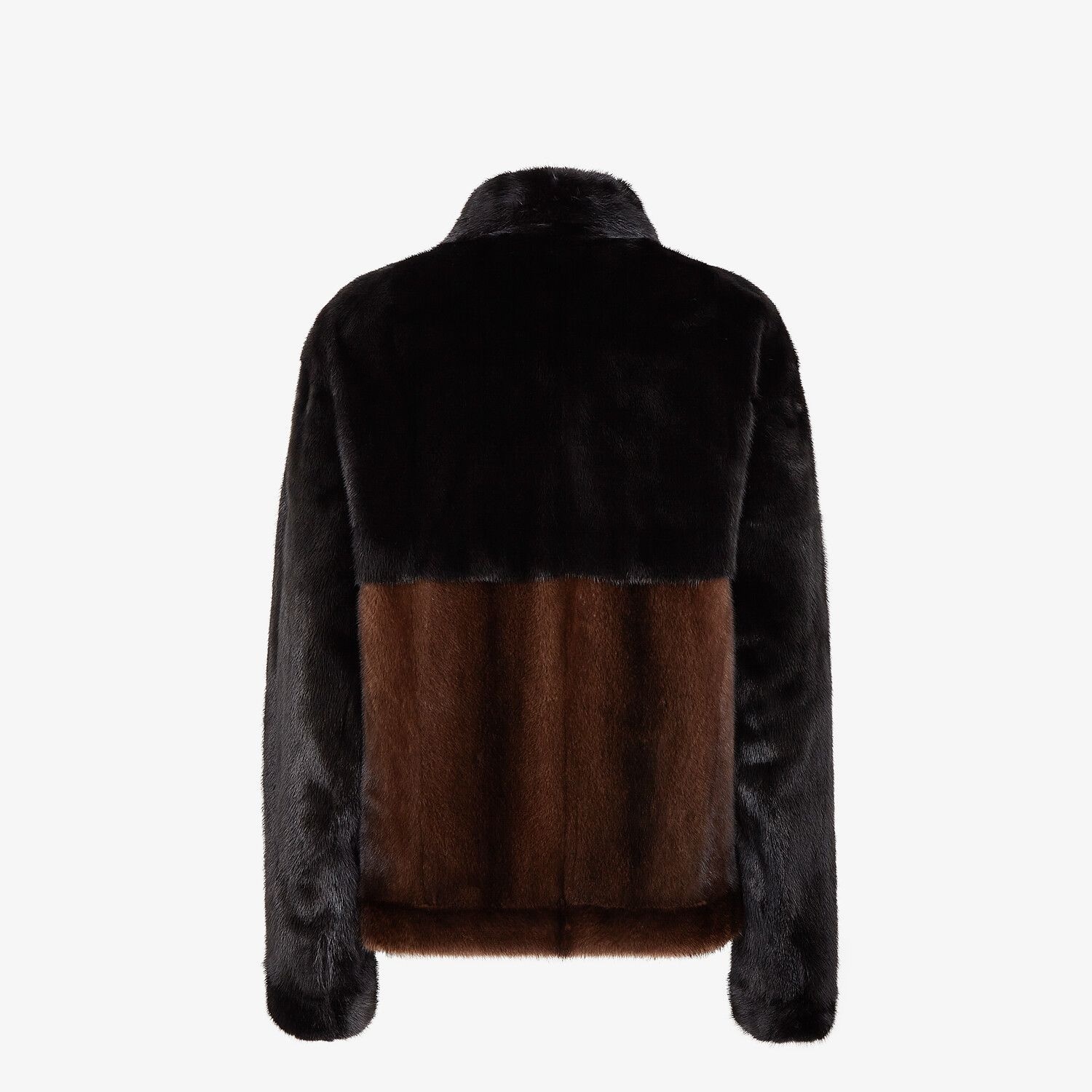 Brown mink jacket - 2