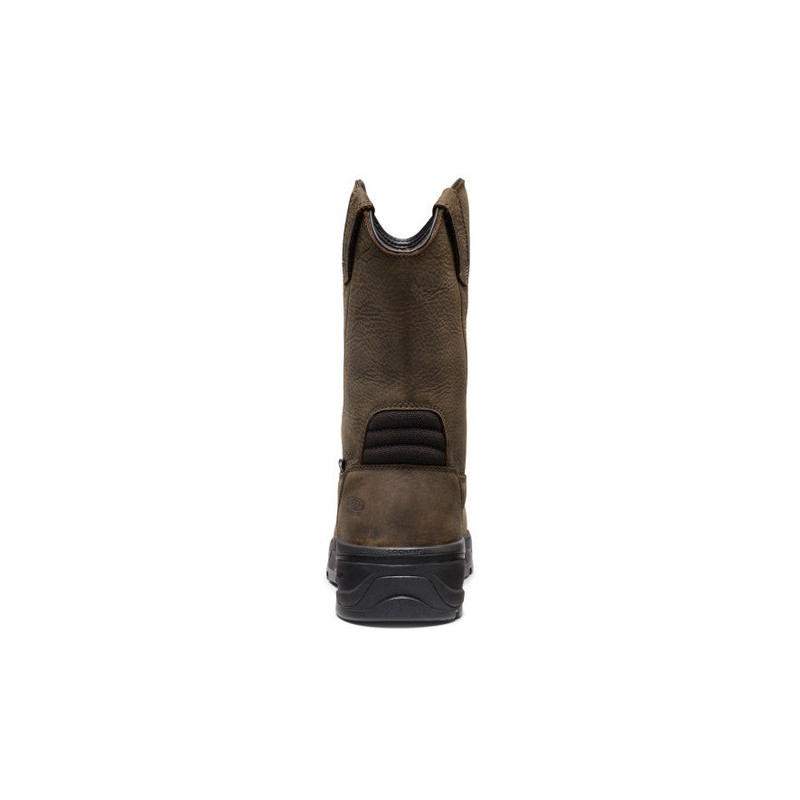 KEEN Men's CSA Flatland Pull-On Waterproof Work Boot INT MET (Carbon Toe) outlook