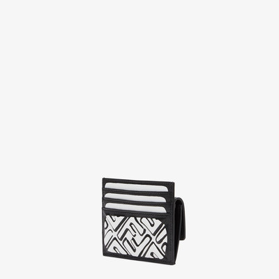 FENDI White nappa leather card holder outlook