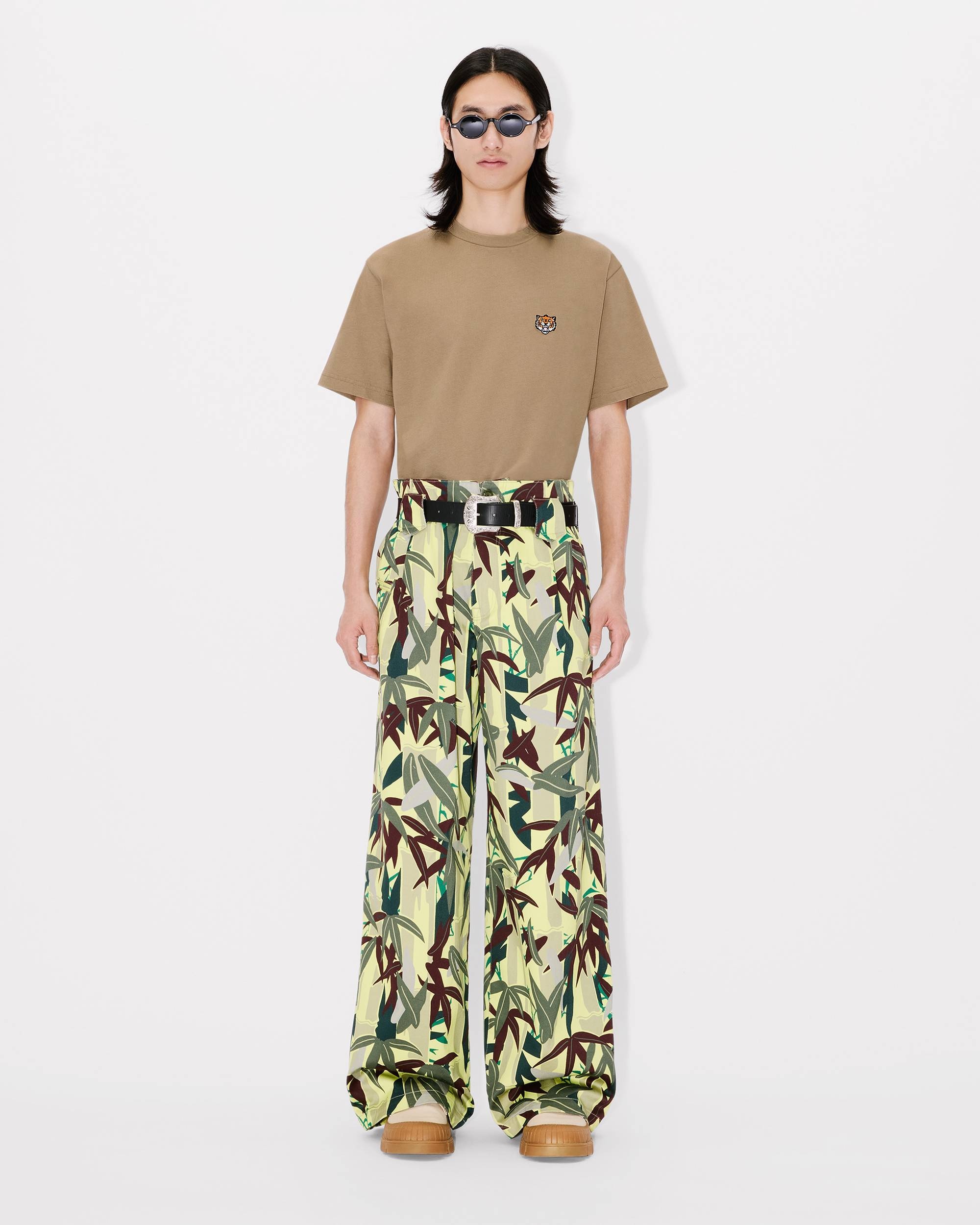 'KENZO Happy Tiger' embroidered T-shirt in cotton - 5