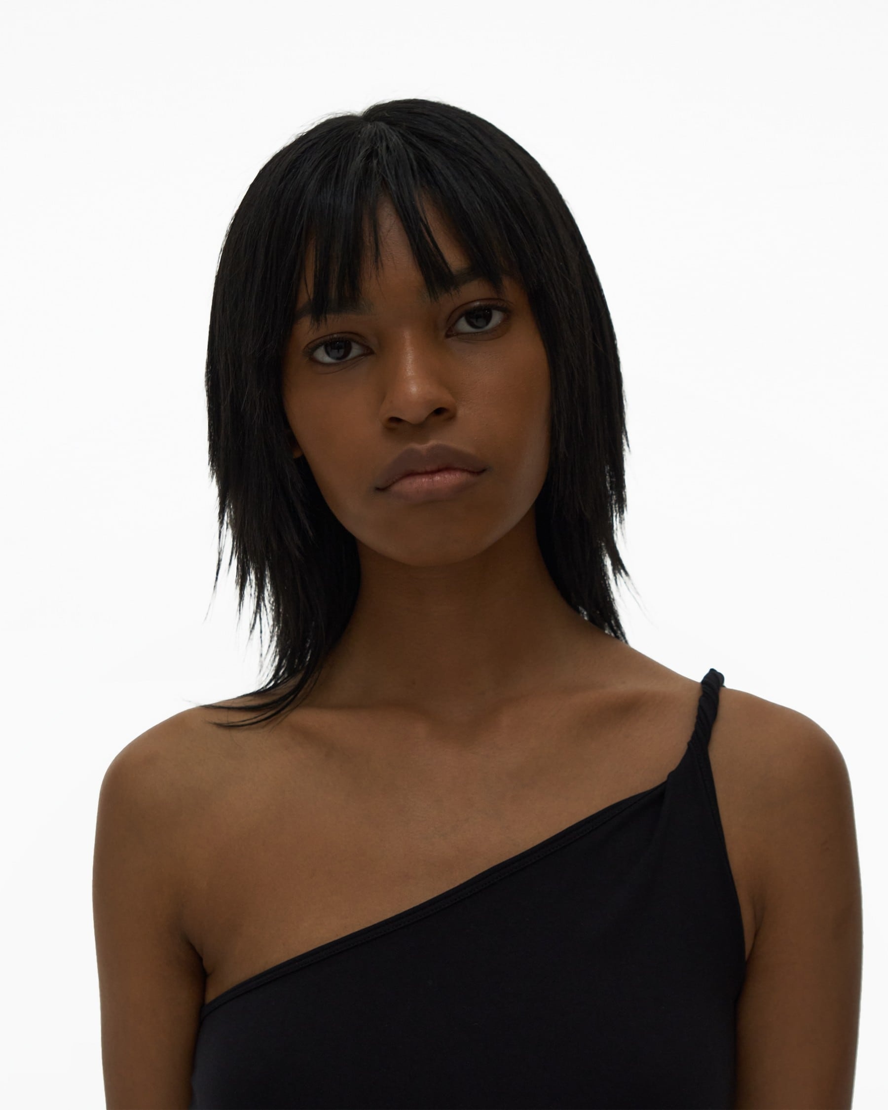 TWISTED ONE-SHOULDER DRESS - 7