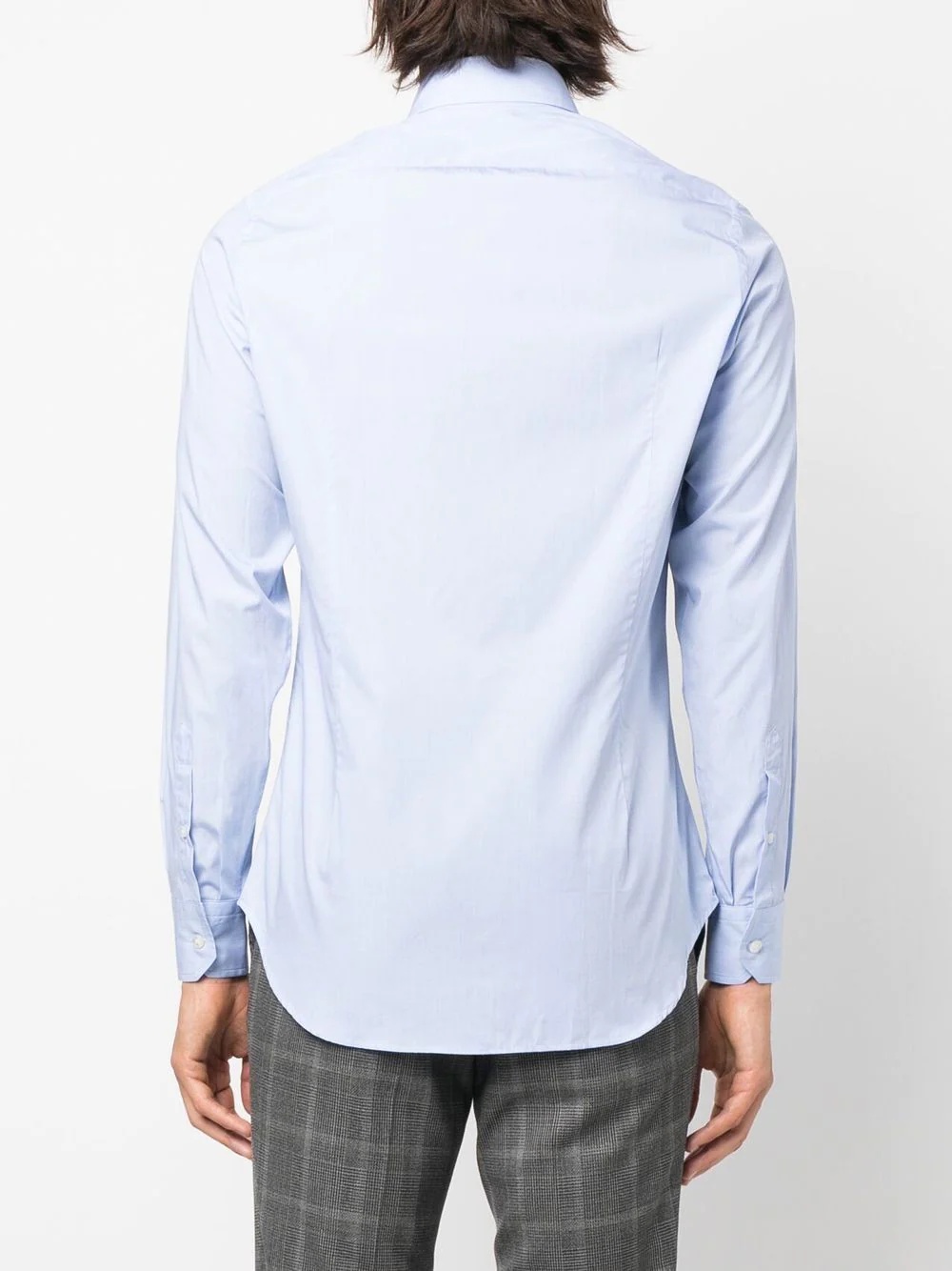 plain long-sleeve shirt - 4