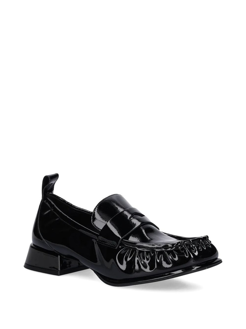 HUGO ruffled-detail loafers outlook