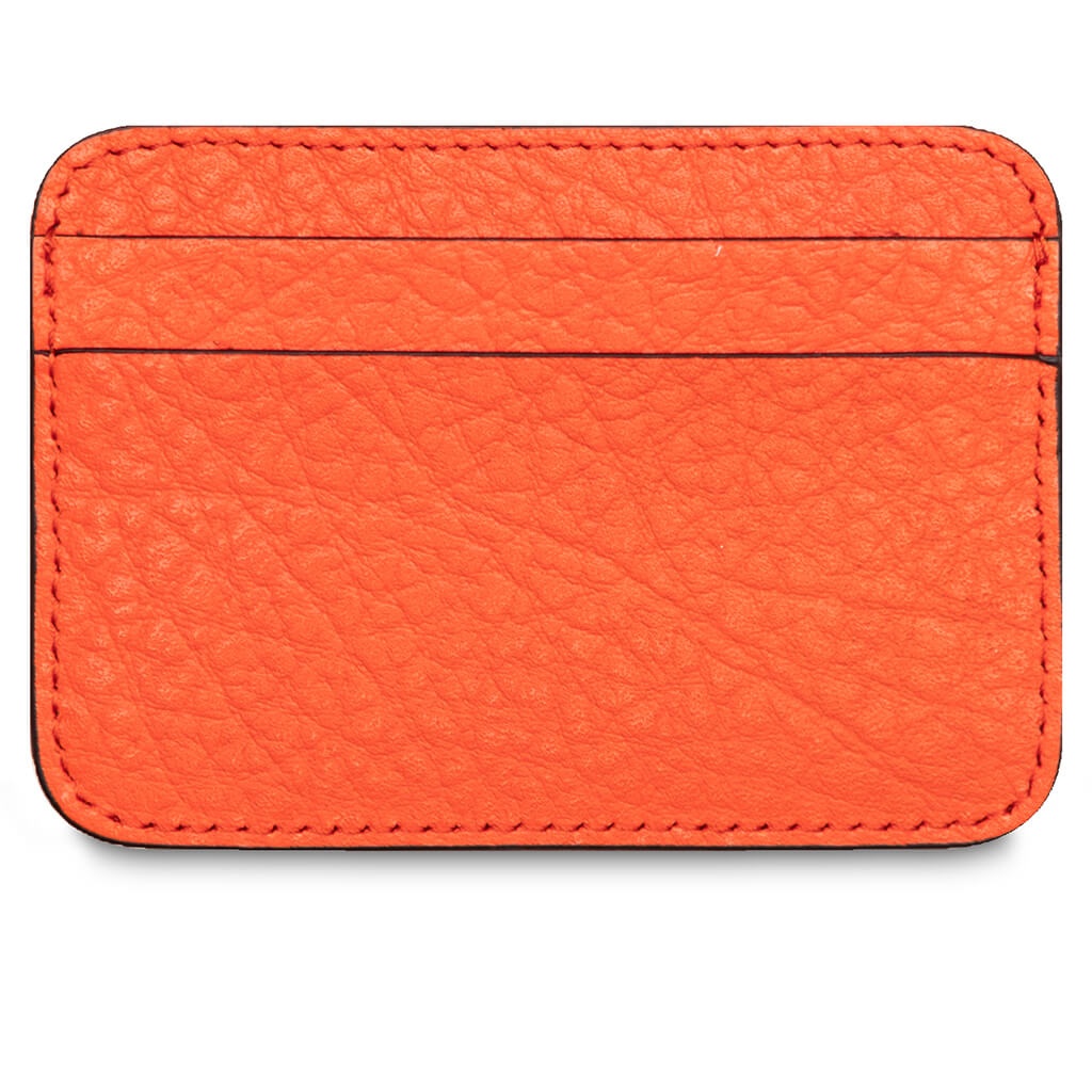 LEATHER CARD HOLDER FN-UX-SLGS000275 - BRIGHT ORANGE - 2
