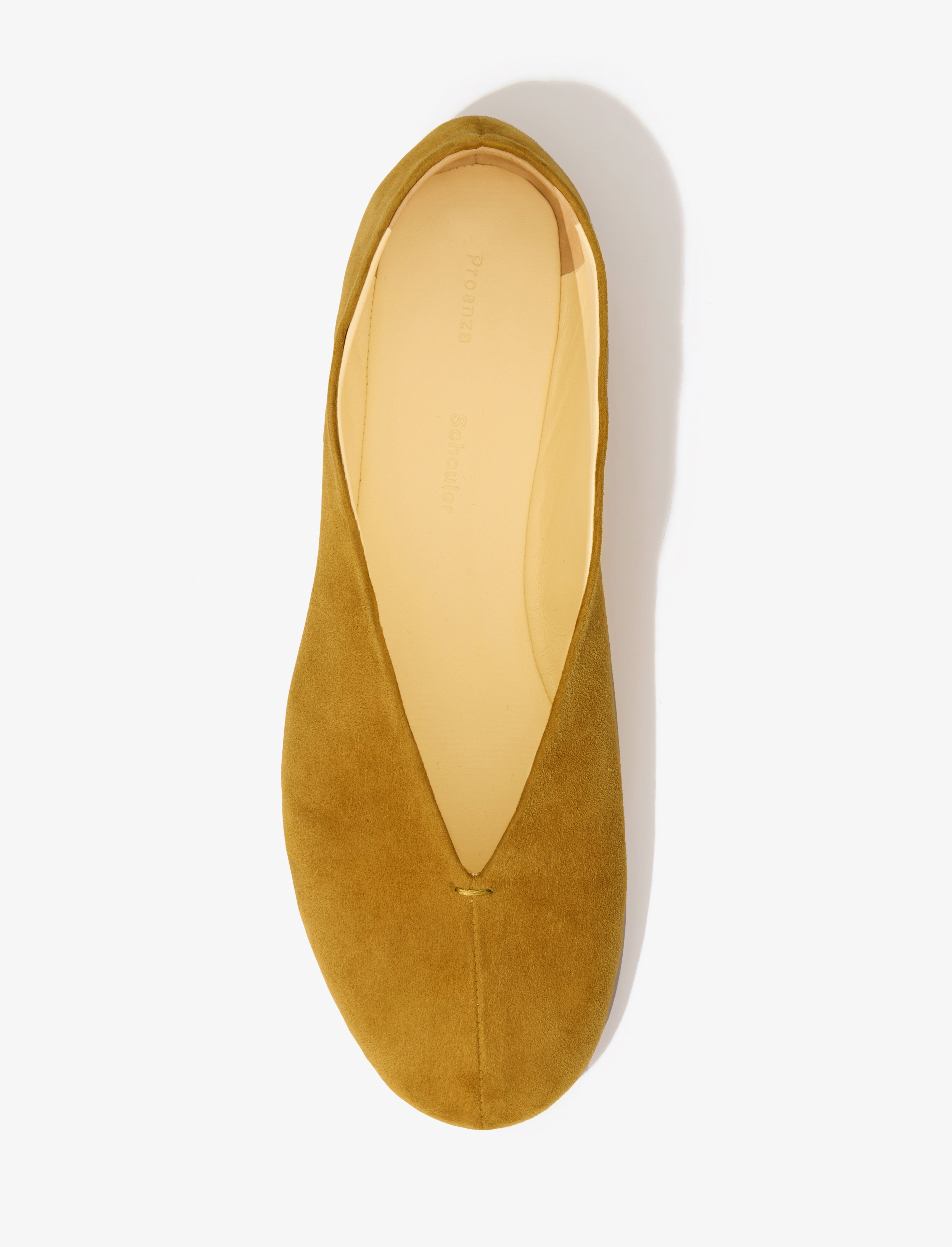 Tee Ballet Flats in Suede - 4