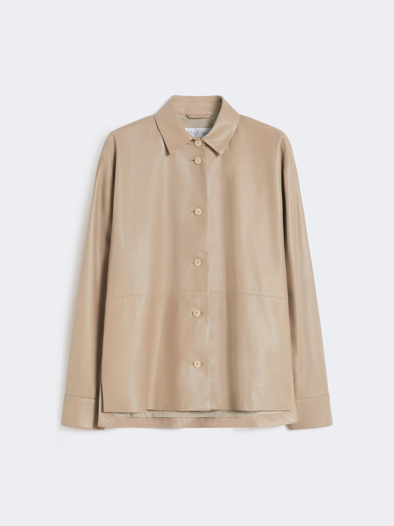 VILLA Nappa leather jacket - SAND 1