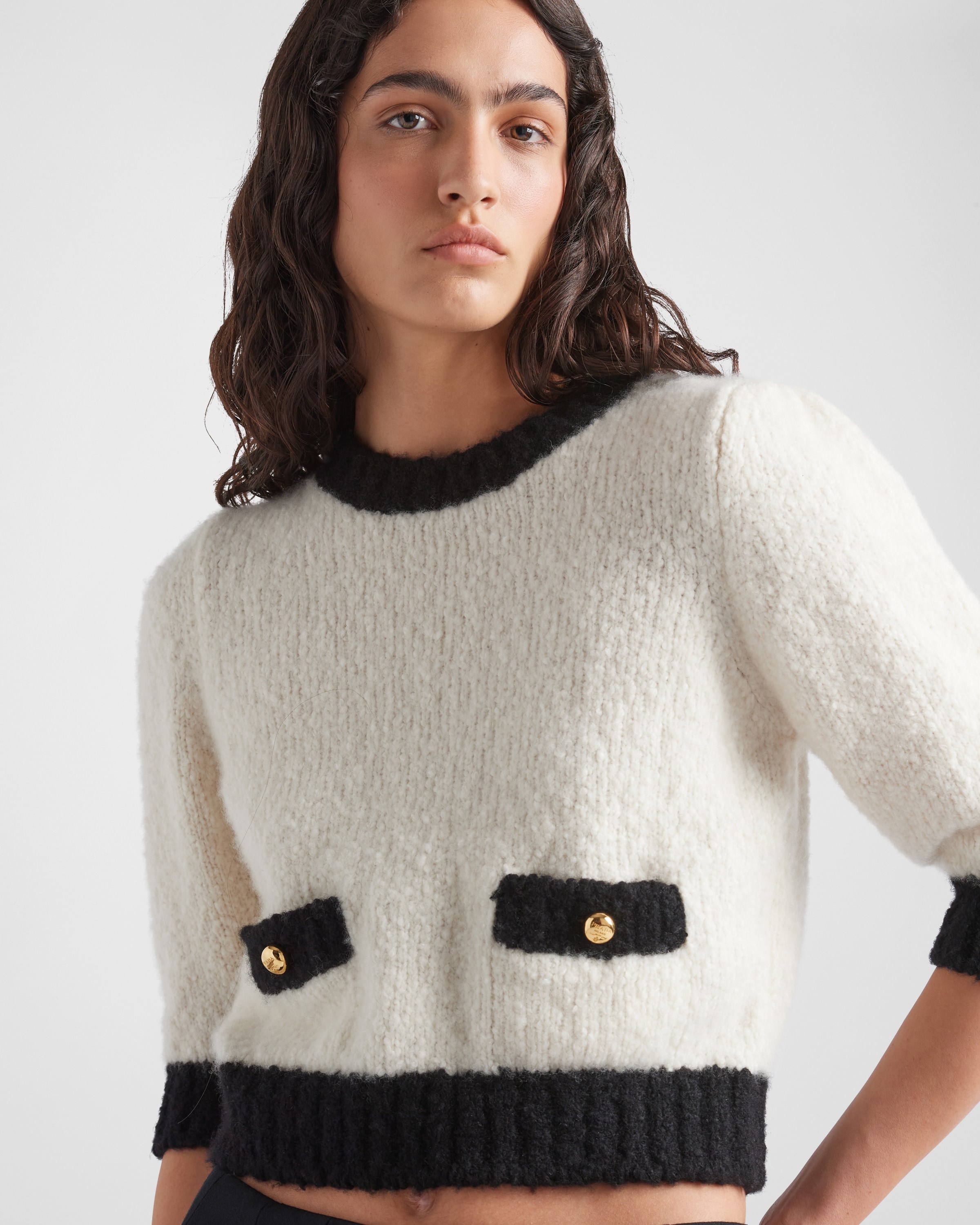 Cashmere and silk crew-neck sweater - 3