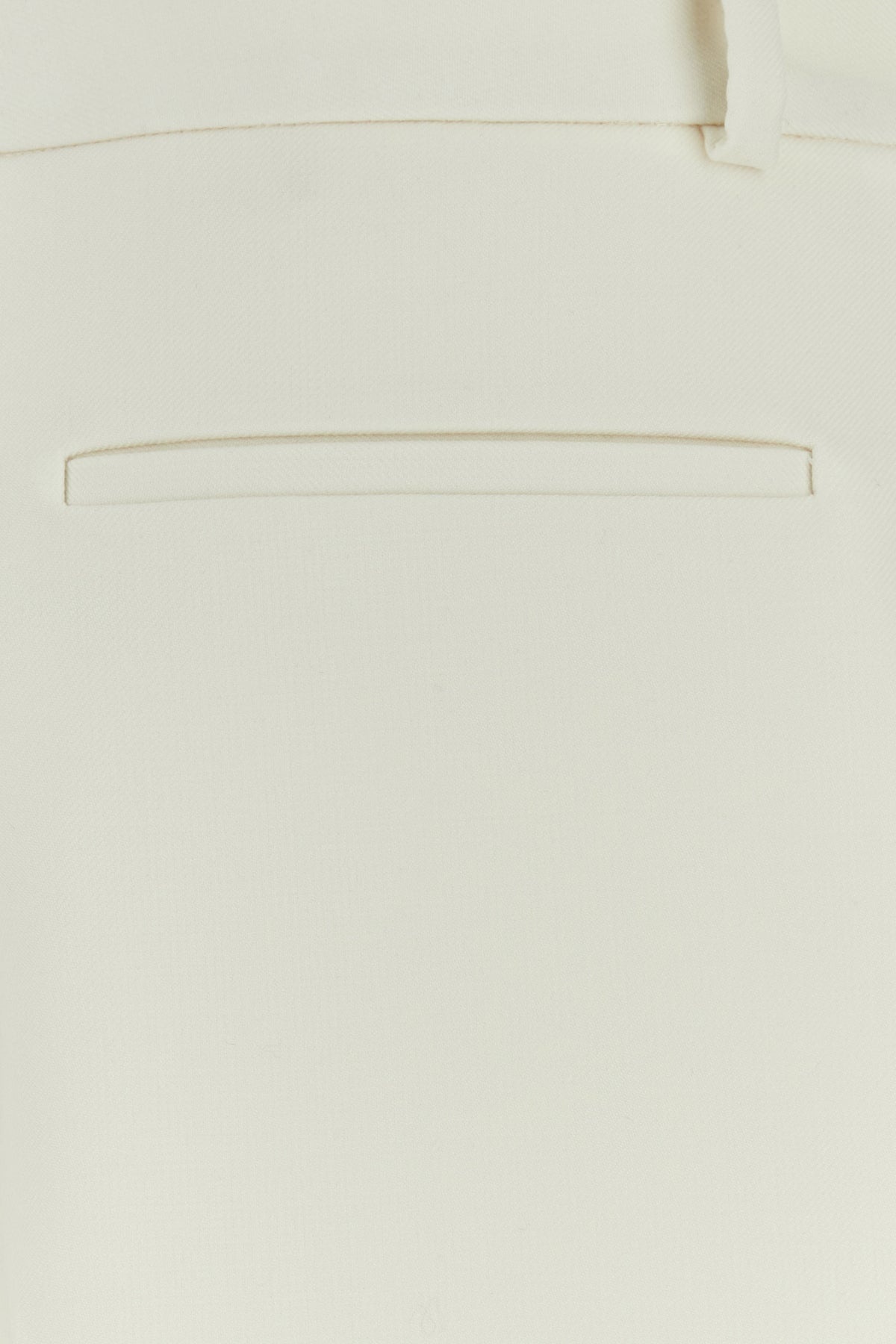 Ivory wool blend pant - 3