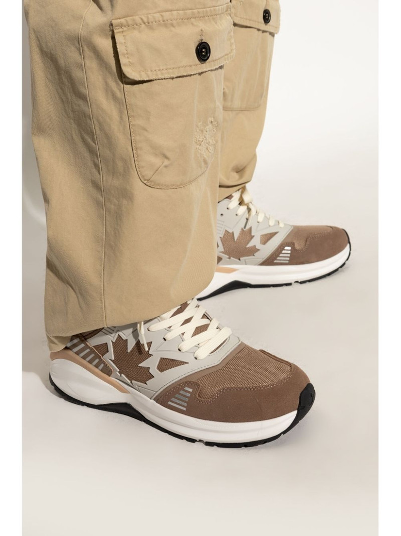 DSQUARED2 panelled low-top sneakers outlook