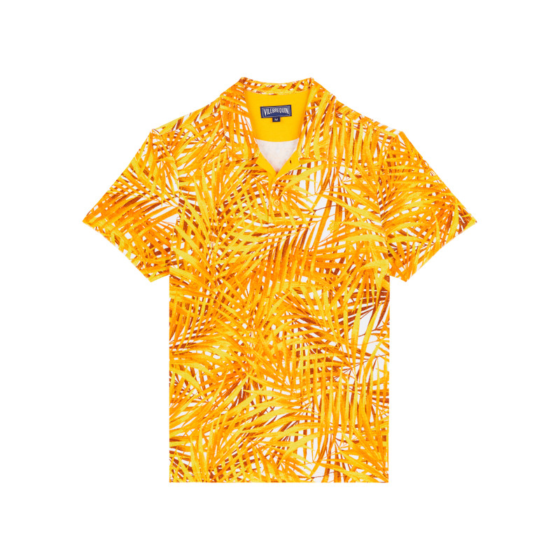 Men Terry Polo Palm Leaves - 1