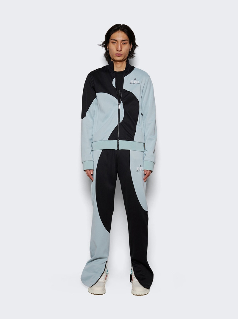 Off-White Organic Block Track Pants Ice and Black outlook
