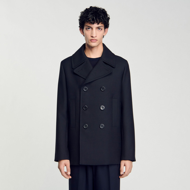 WOOL BLEND PEACOAT 1
