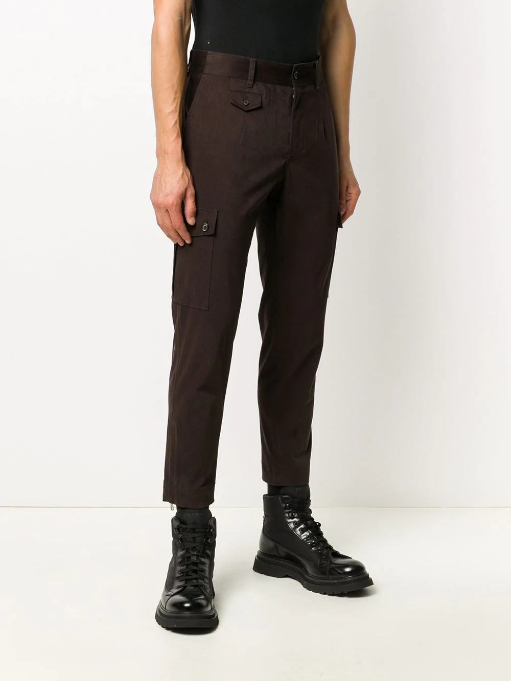 pocket-detailed trousers - 3