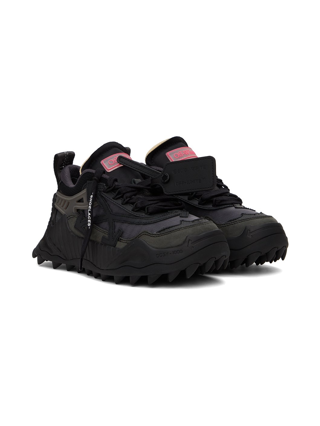 Black Odsy 1000 Sneakers - 4