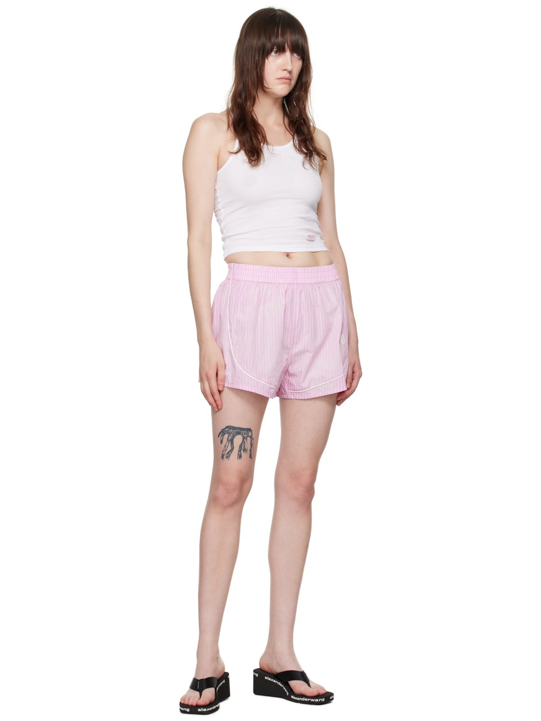 Pink Track Shorts - 4