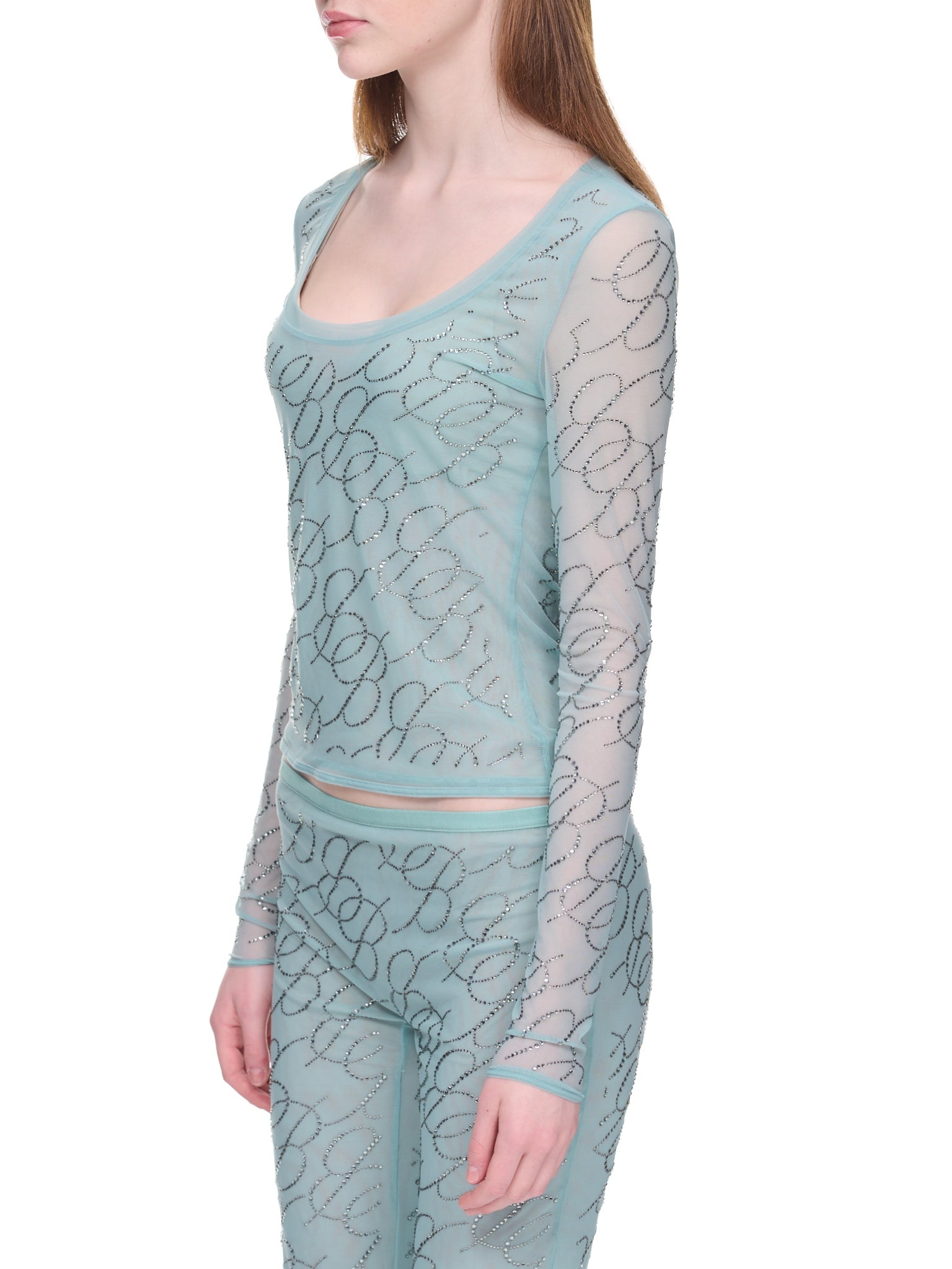 Rhinestone Logo Top - 2