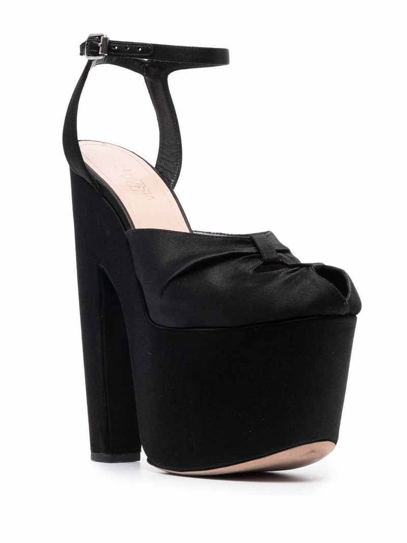 GIAMBATTISTA VALLI cut-out platform heels outlook