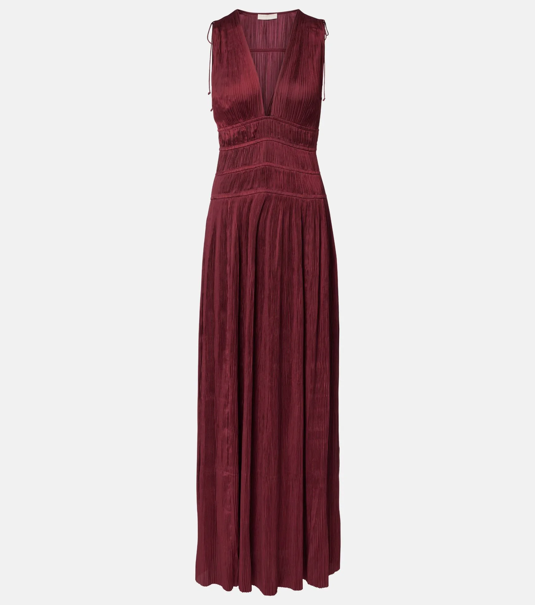 Tasneem satin plissé gown - 1