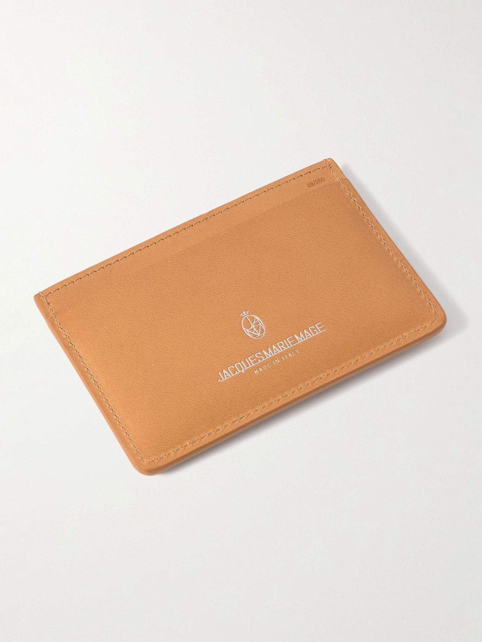 Theodore Leather Cardholder Tan - 2