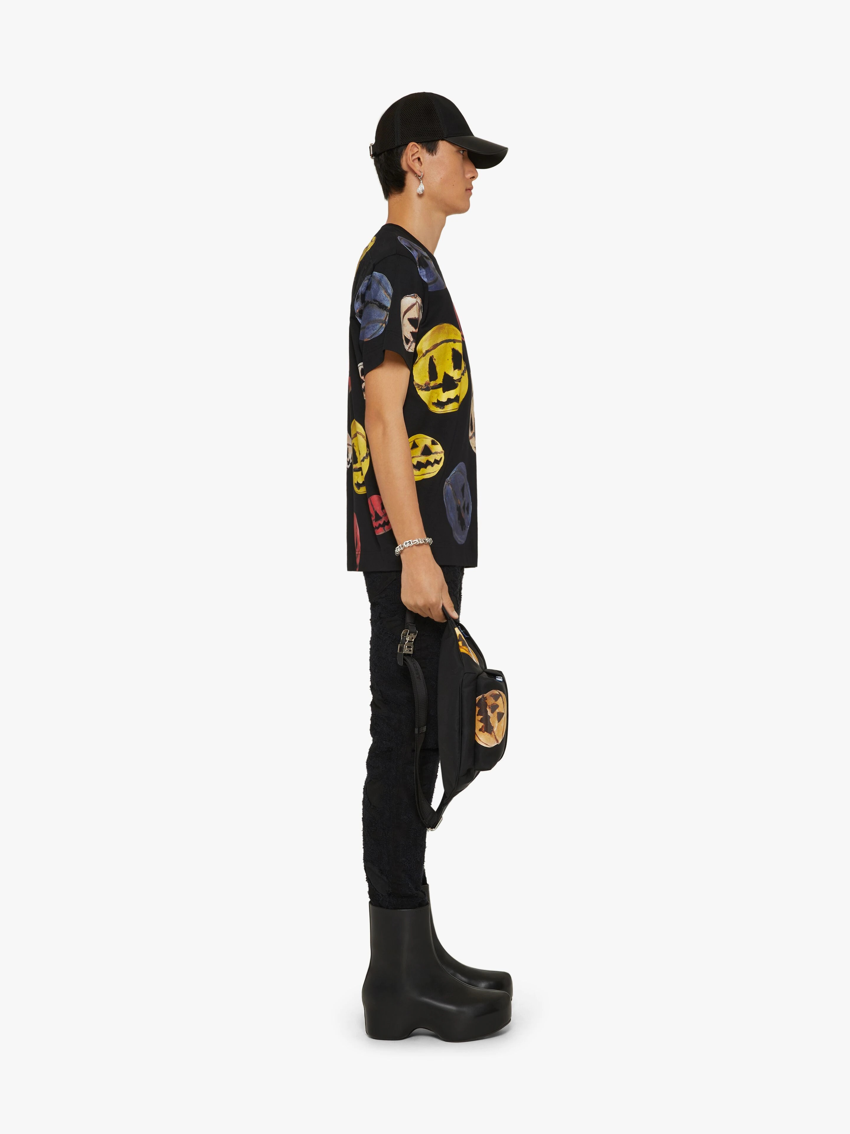 OVERSIZED T-SHIRT IN JERSEY WITH CERAMICS PRINTS - 3